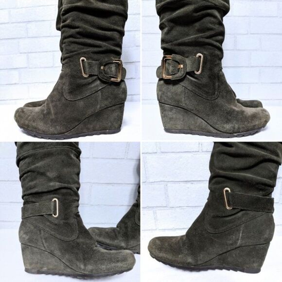 EARTHIES Raphaelle Suede Over the Knee Boots 7.5 - Picture 6 of 9